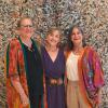 Cathy, Katie and Lori wearing Jeanne's hand painted silk garments