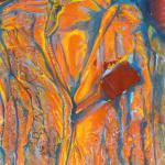 Paint Heart Shirt (O16), 1986, Watercolor & Oil On Paper, 30 x 22 in