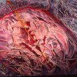 Catherine (N02), 1985, Acrylic Garments On Canvas, 48 x 72 in (Collection-CSL)