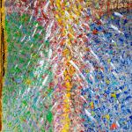 Celebration Rosieres-en-Haye June 2012 Homage To Freddie, Acrylic On Linen, 43 x 36 in