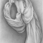 The Void (E13), 1976, Graphite On Paper, 30 x 22 in