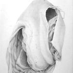 The Search(E01) 1976, Graphite On Paper, 30 x 22 in (CollectionCSL)